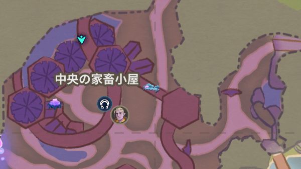Paliaの太古の森の家具のカウチがある場所
