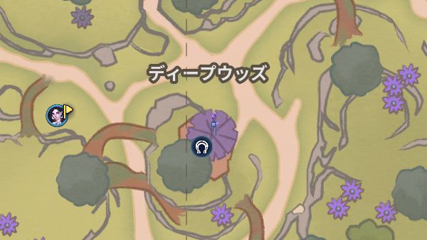 Paliaの太古の森の家具のプランター(小)がある場所