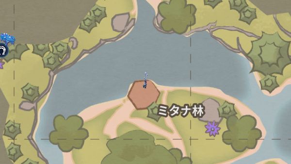Paliaの太古の森の家具のキノコプランターがある場所